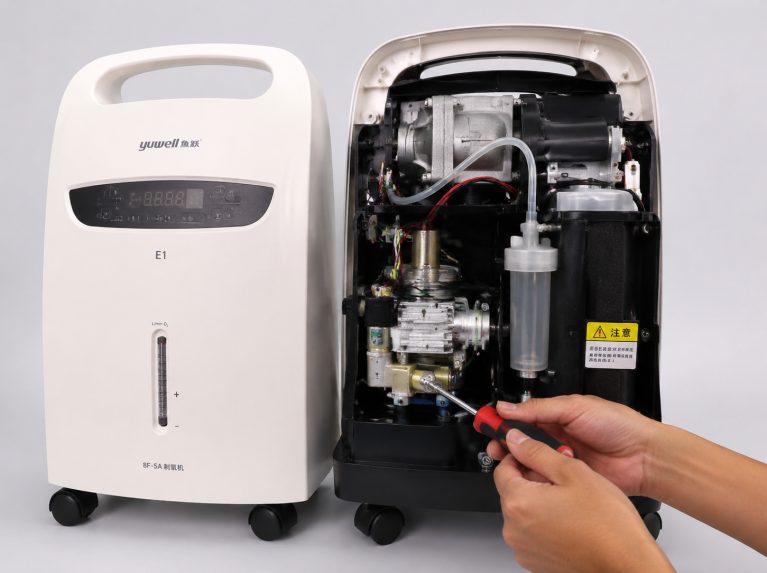 益阳鱼跃制氧机E1/E2/E3/E4故障代码维修
